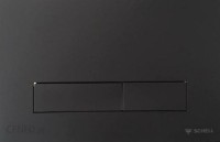 Кнопка смыва Schell Konkav Black Mat (031431199)