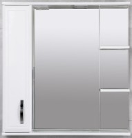 Шкаф с зеркалом Bayro Allure 800x750 L White (104836)