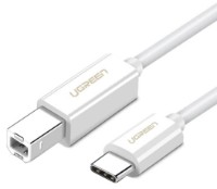 Cablu Ugreen USB-C to USB 2.0 Print Cable 1m White