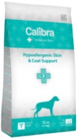 Hrană uscată pentru câini Calibra Veterinary Diets Hypoallergenic Skin & Coat Support 12kg