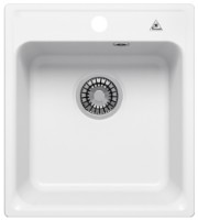 Chiuvetă de bucătărie Tornado Quartz S430 White