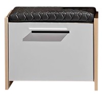 Mini comodă Ambianta Solaris 506x352x600mm Cremona-Alb