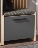 Mini comodă Ambianta Solaris 506x352x600mm Cremona-Grafit