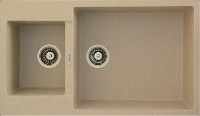 Кухонная мойка Fabiano Quadro 86x50x15 Beige