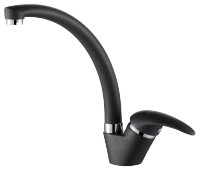 Baterie bucătărie Aquasanita Helika 2813 Black metallic