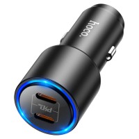 Încărcător auto Hoco NZ3 Clear Way Type-C Black