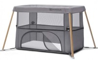 Манеж Kinderkraft Movi Grey/Wood
