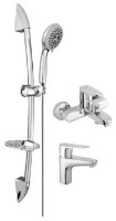 Душевой набор Rubineta Static + Acord-Aqua-PVC (625003)