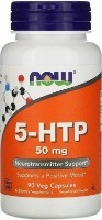Аминокислоты NOW 5-HTP 50mg 90cap