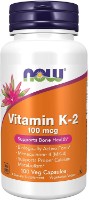 Витамины NOW K-2 100mcg 100cap