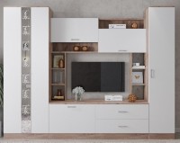 Living ML-Mobila ML-3 Polo 7/2650 Stejar Auriu/Alb