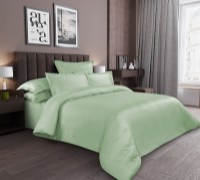 Постельное бельё Cottony Satin de Lux Verde 2E (86026)