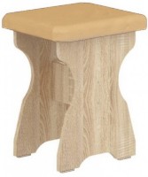 Табурет-1 Дуб Сонома/Кофе Пехотин