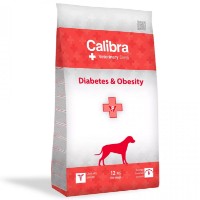 Hrană uscată pentru câini Calibra Veterinary Diets Diabetes & Obesity 2kg