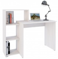 Письменный стол ML-Mobila МЛ-4 КС 10-1250 Дуб Крафт Белый