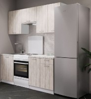 Кухонный гарнитур ML-Mobila Омега 3 Белый/Артвуд Белый