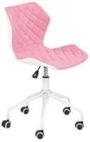 Scaun de birou Halmar Matrix 3 Pink/White