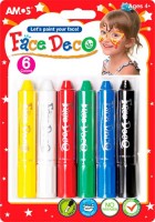 Аквагрим Amos Face Deco 6 Colors (FD5B6)