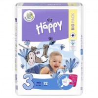Подгузники Bella Baby Happy Midi 3/72pcs