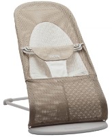 Детский шезлонг BabyBjorn Soft Grey Beige/White (005144A)