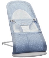 Детский шезлонг BabyBjorn Soft Sky Blue/White (005143A)