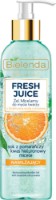 Produs de curatare tenului Bielenda Fresh Juice Micellar Gel Orange 190g
