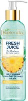 Produs de curatare tenului Bielenda Fresh Juice Micellar Gel Pineapple 190g
