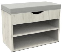 Rafturi pentru pantofi ML-Mobila ML-5 Stejar Craft Alb