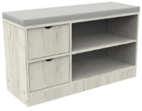 Rafturi pentru pantofi ML-Mobila ML-8 Stejar Craft Alb