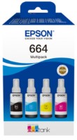 Recipient de cerneală Epson 664 EcoTank (4 color)