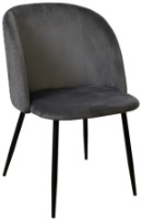Scaun Deco Spectre Dark Grey/Black Legs