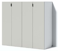 Комод Fabrik Home Hardy 4 двери Cерый Mат /МДФ