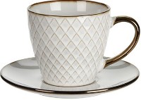 Ceașcă Siaki Metallic Glazed Rim 250ml (47376)