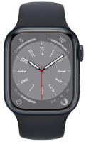 Смарт-часы Apple Watch Series 8 41mm Midnight Aluminium Case with Midnight Sport Band (MNP53)
