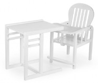 Стульчик для кормления Eucalyptus Tessa White (DS2-K01)