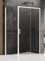 Cabină de duș New Trendy Prime White R D-0405A/D-0220B 120x90x200 Hinged (17212)