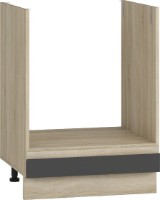 Bucatarie modulara Magnusplus Jetta Jos №4 Graphite/Oak Sonoma