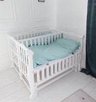 Кроватка Гойдалка Duo White (1B320-1)