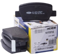 Set placute frână ICER 181916