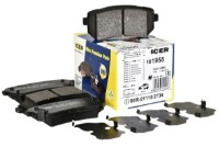 Set placute frână ICER 181955