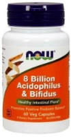 Пищевая добавка NOW 8 Billion Acidophilus & Bifidus 60cap
