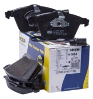 Комплект тормозных колодок ICER 181654