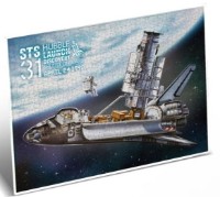 Пазл CubicFun 1000 Hubble Space Telescope & Space Shuttle Orbiter (DS1030h)