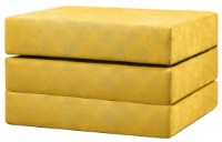 Canapea fara rama pouf pliabil Edka Puf pliant 3 M101 Yellow Ochre