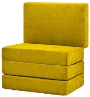 Canapea fara rama pouf pliabil Edka Puf pliant 4 M101 Yellow Ochre