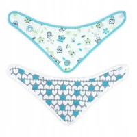 Набор слюнявчиков Akuku A1471 Blue owls