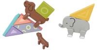 Развивающий набор Hola Toys Magnetic Animal Tangram (E7982)
