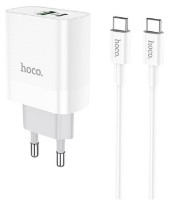 Зарядное устройство Hoco C80A Rapido QC3.0 Type-C to Type-C White