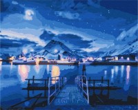 Tablou pe numere Brushme Северное сияние (BS52595)