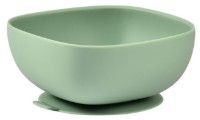 Тарелка силиконовая на присоске Beaba Sage Green (913547)